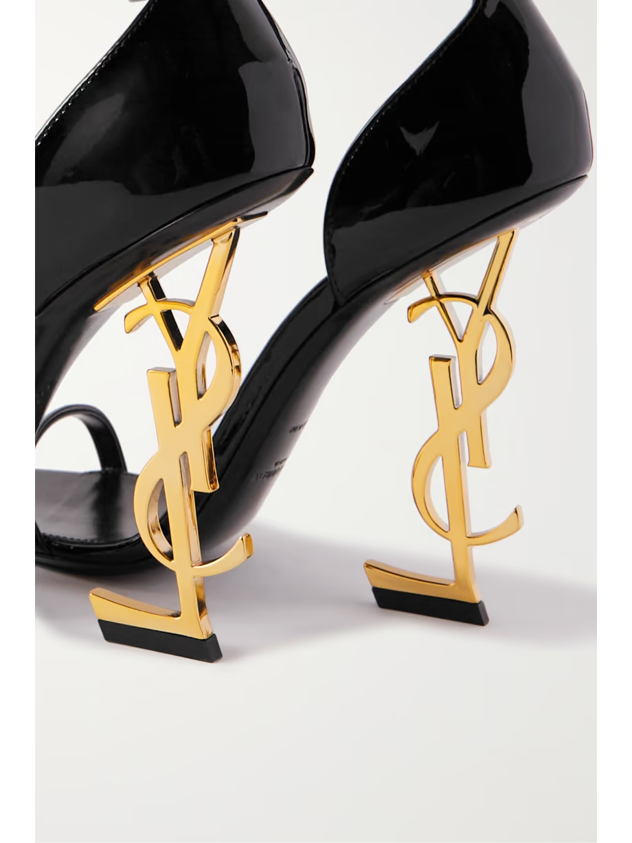Opyum embellished patent-leather sandals Opyum embellished patent-leather sandals