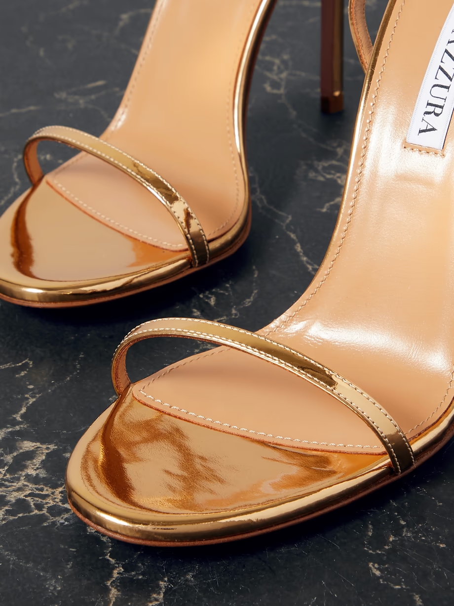 Olie 105 metallic leather sandals Olie 105 metallic leather sandals