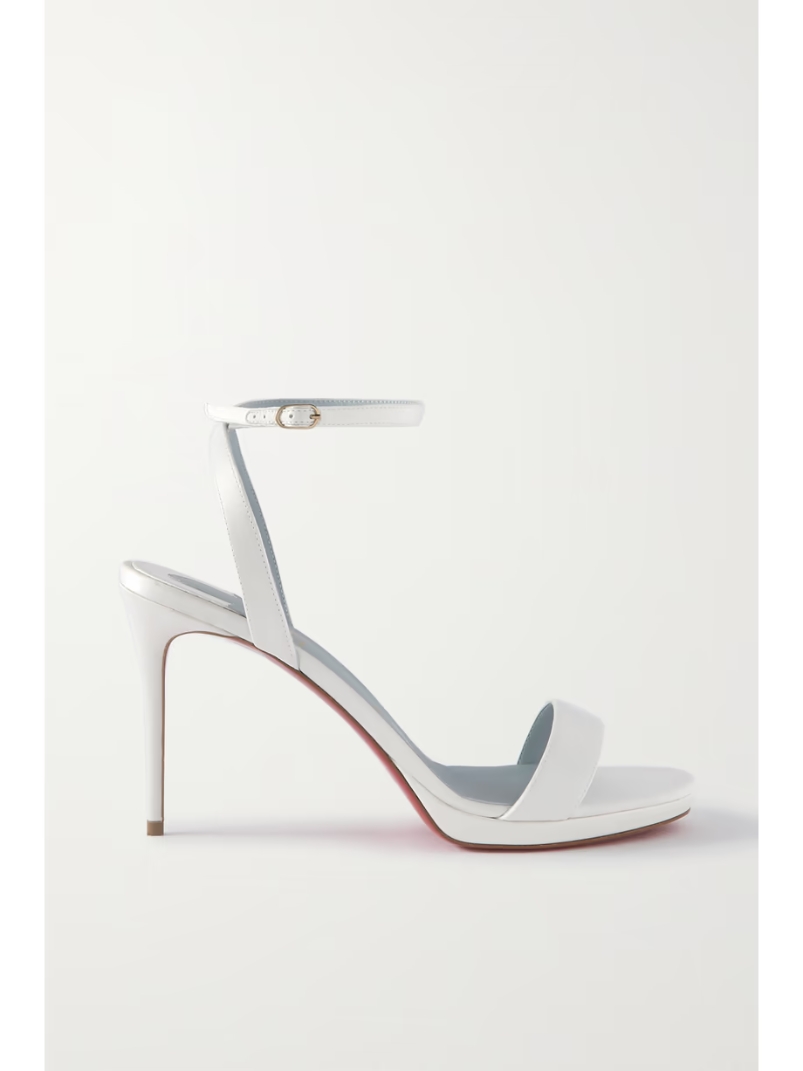 Loubi Queen 100 satin sandals Loubi Queen 100 satin sandals