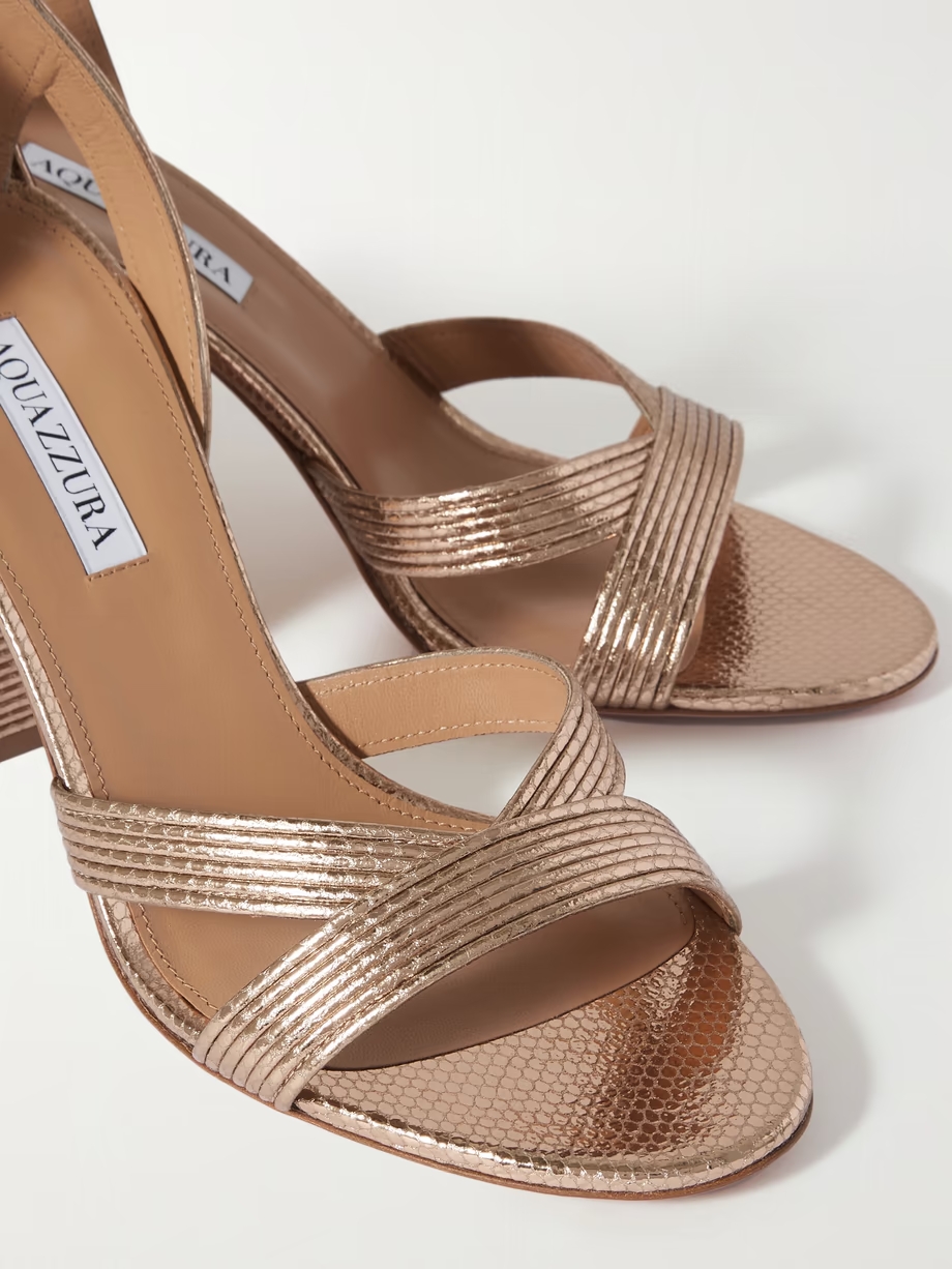 Ari 85 metallic leather sandals Ari 85 metallic leather sandals