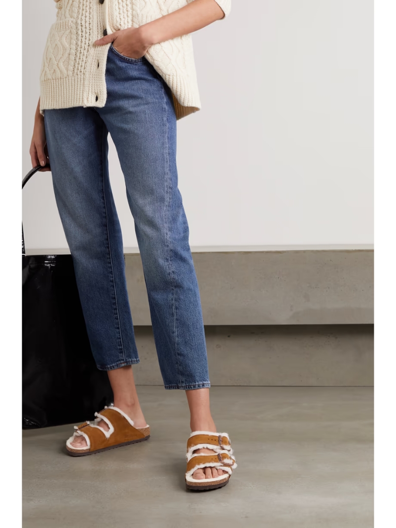 Arizona shearling-lined suede sandals Arizona shearling-lined suede sandals