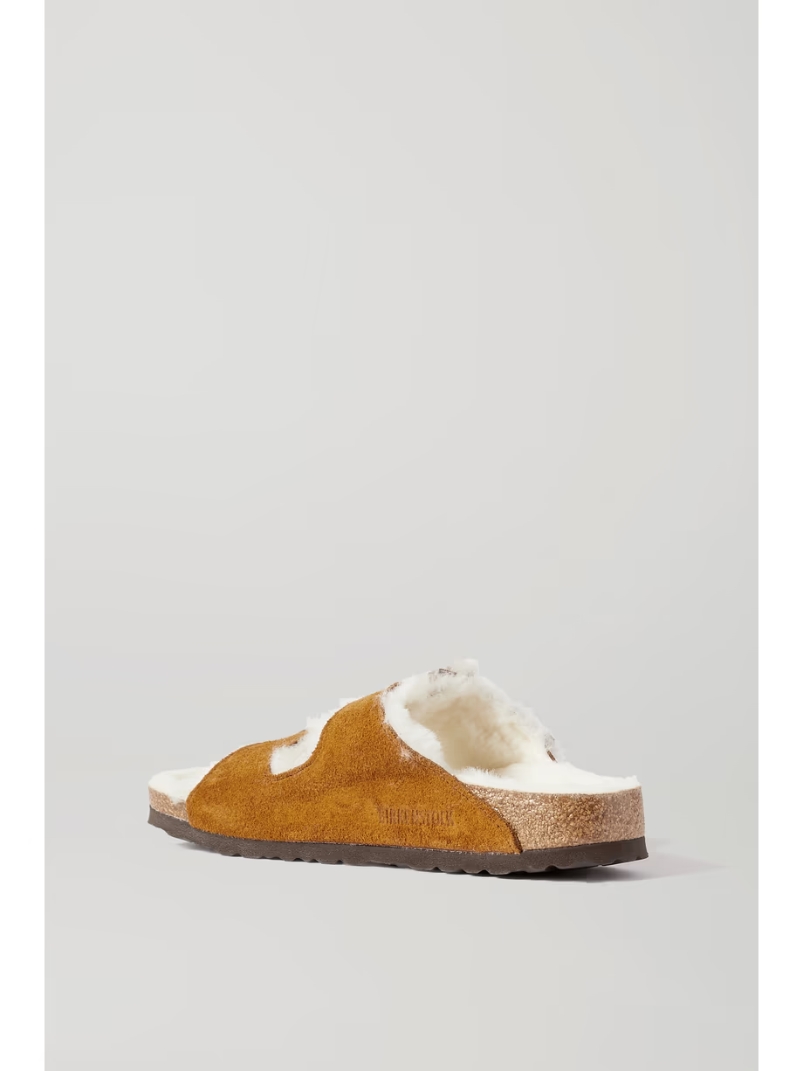 Arizona shearling-lined suede sandals Arizona shearling-lined suede sandals