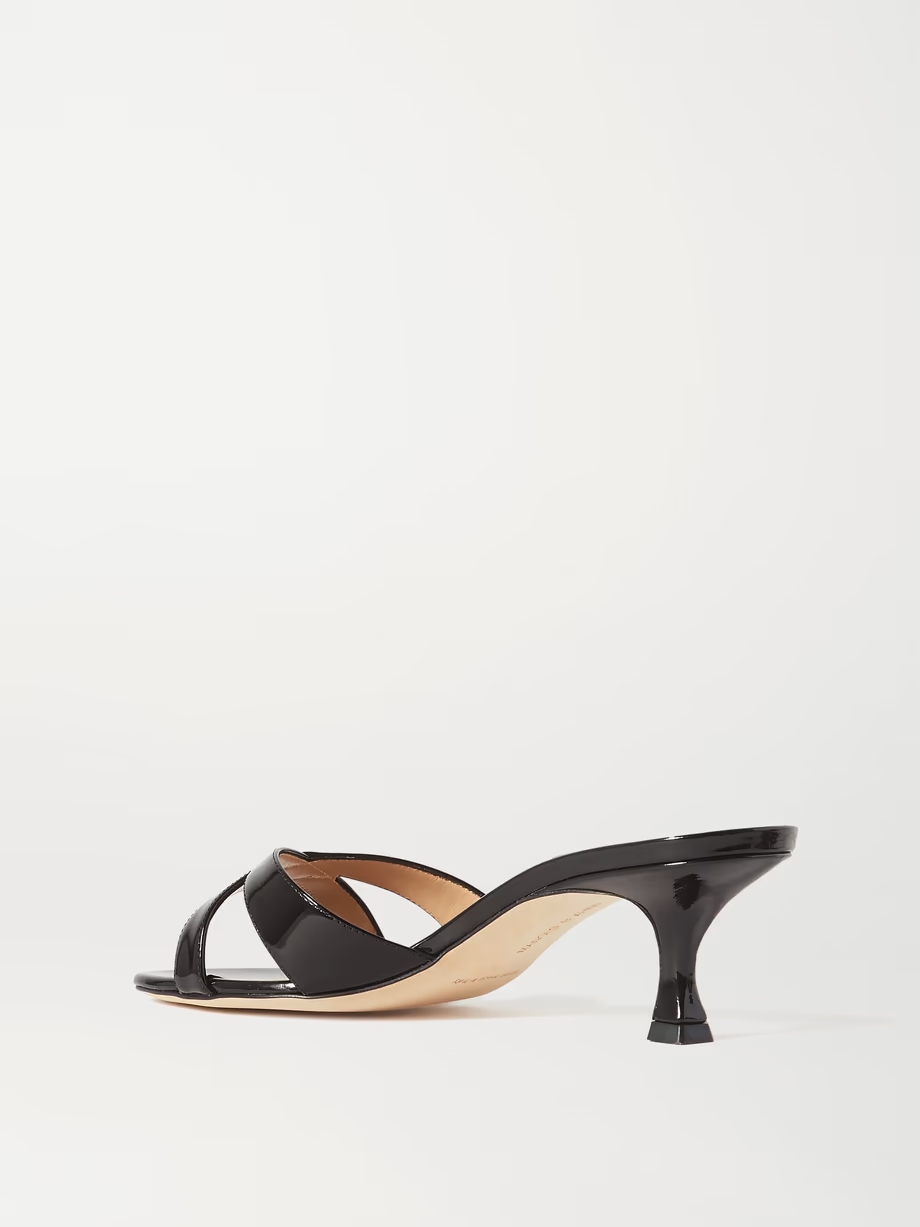 Callamu 50 patent-leather mules Callamu 50 patent-leather mules