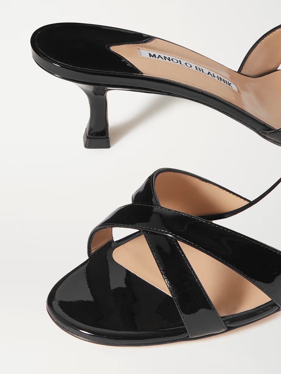 Callamu 50 patent-leather mules Callamu 50 patent-leather mules