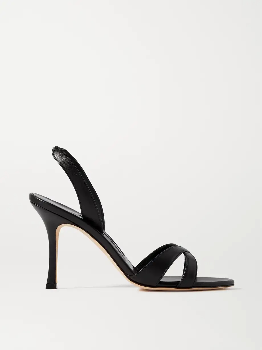 Callasli 90 leather slingback sandals Callasli 90 leather slingback sandals