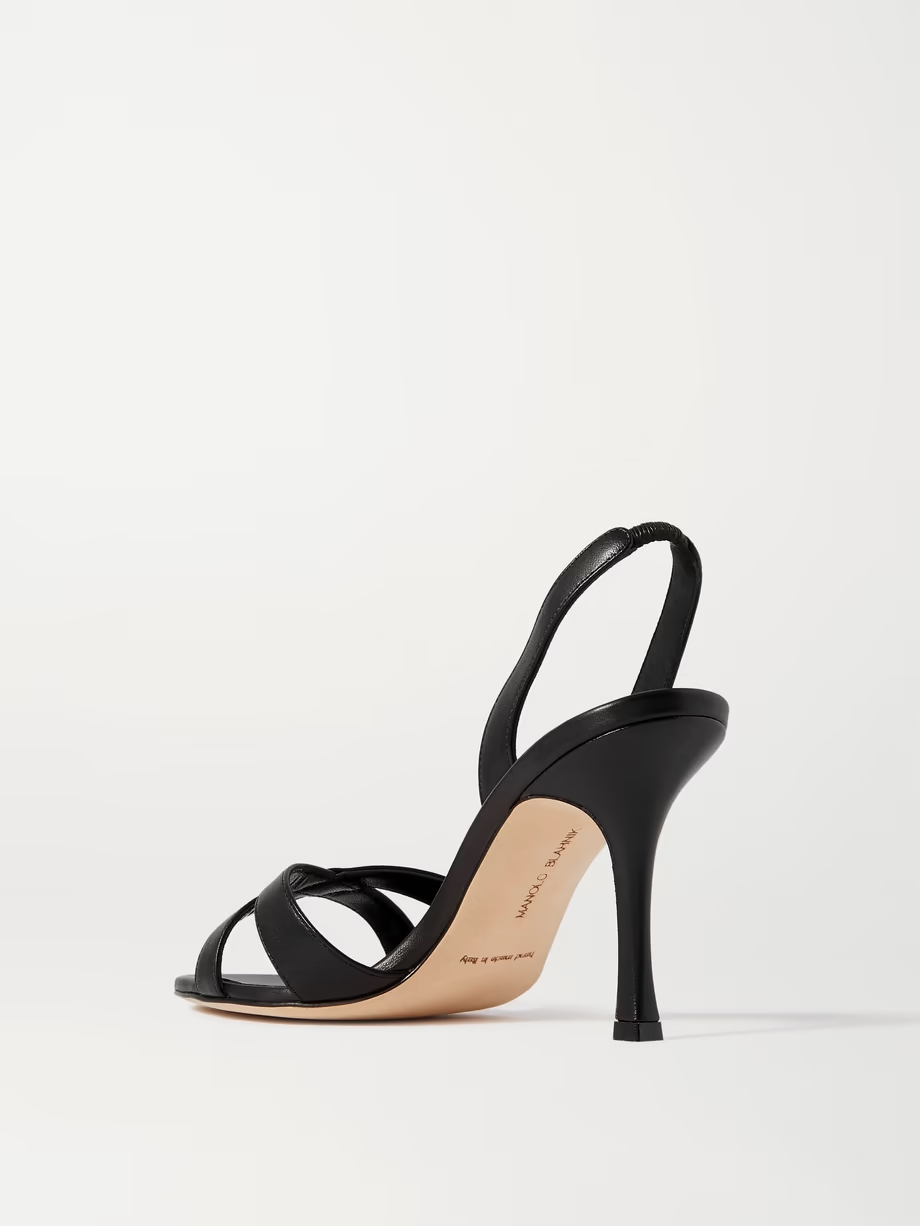 Callasli 90 leather slingback sandals Callasli 90 leather slingback sandals