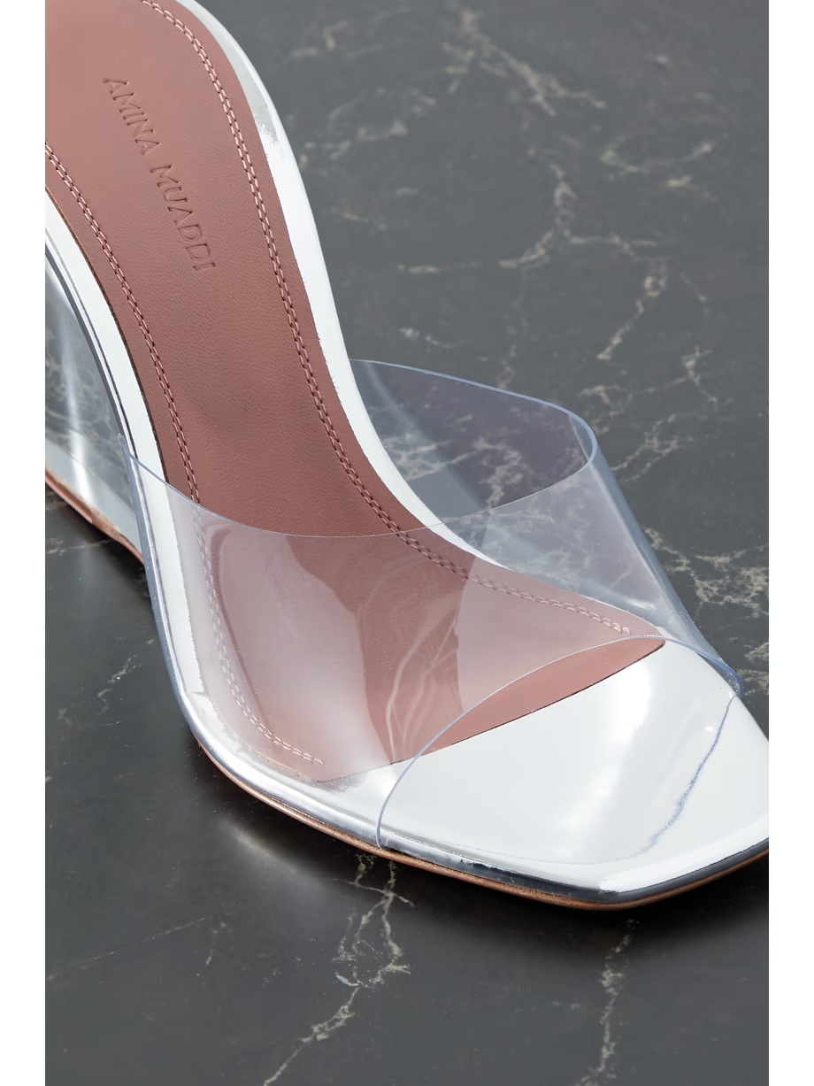 Lupita PVC wedge mules Lupita PVC wedge mules
