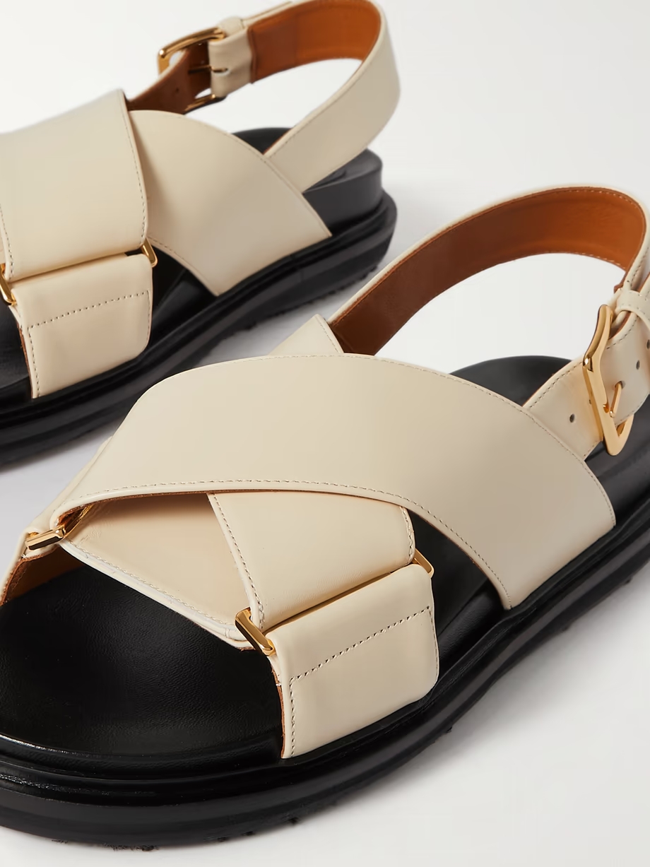 Fussbett leather slingback sandals Fussbett leather slingback sandals
