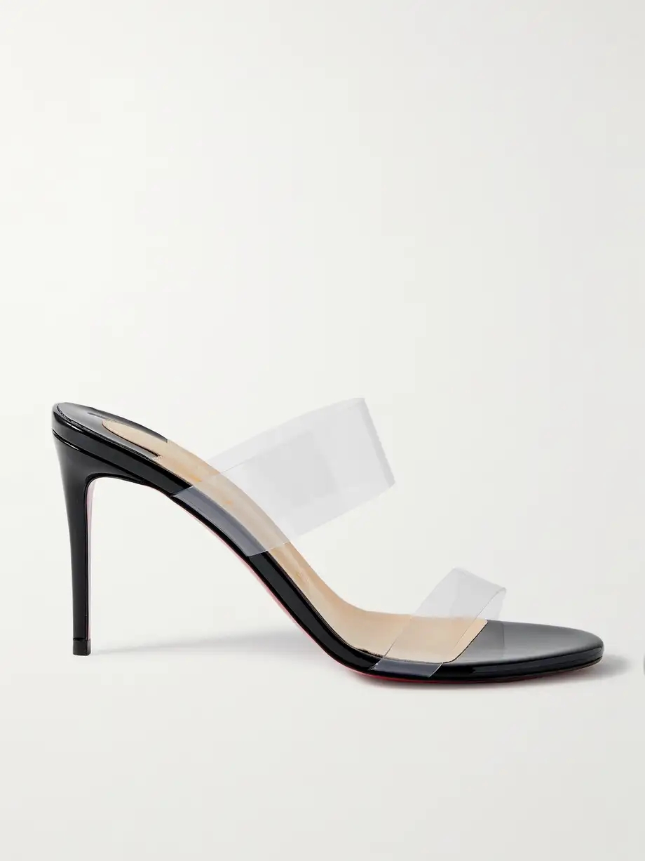Just Nothing 85 PVC and patent-leather mules Just Nothing 85 PVC and patent-leather mules