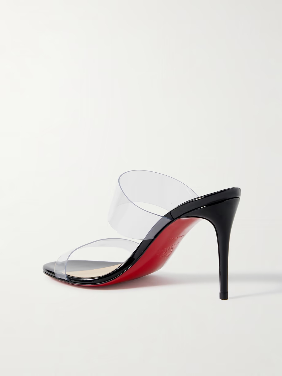 Just Nothing 85 PVC and patent-leather mules Just Nothing 85 PVC and patent-leather mules