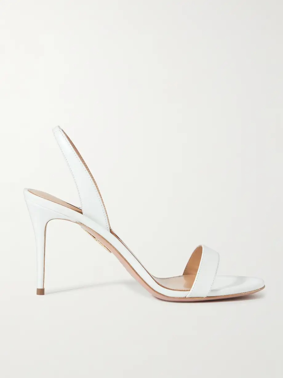 So Nude 85 leather slingback sandals So Nude 85 leather slingback sandals
