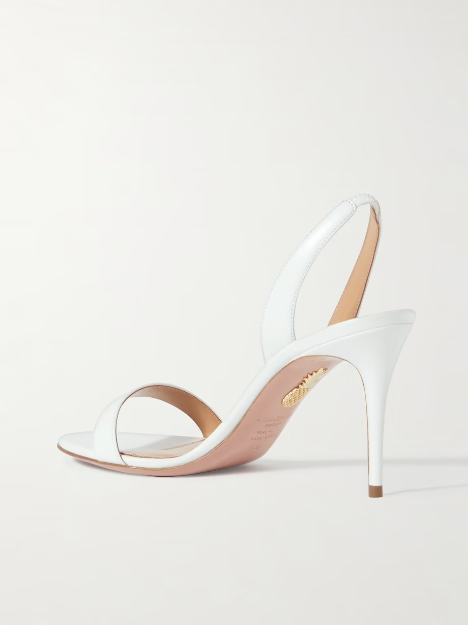 So Nude 85 leather slingback sandals So Nude 85 leather slingback sandals