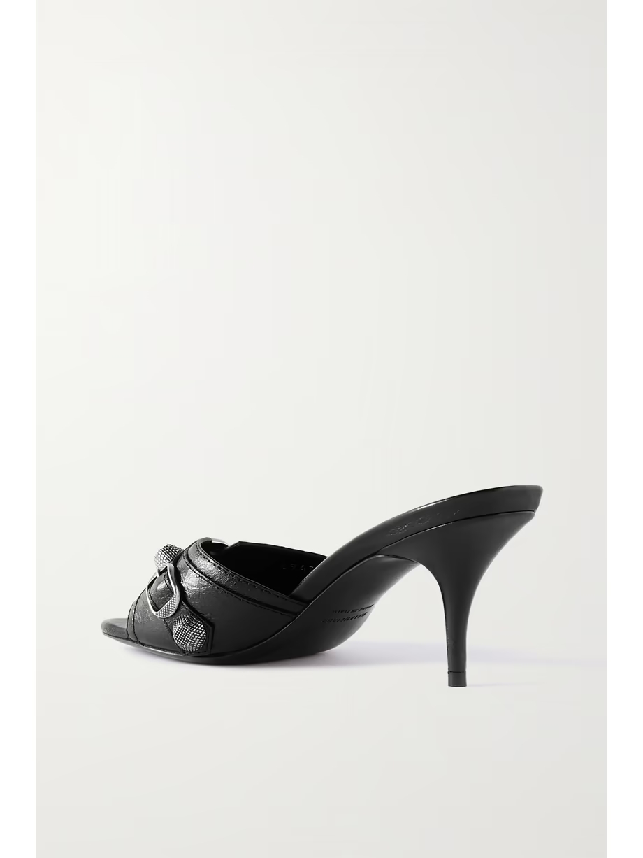 Cagole studded leather mules Cagole studded leather mules