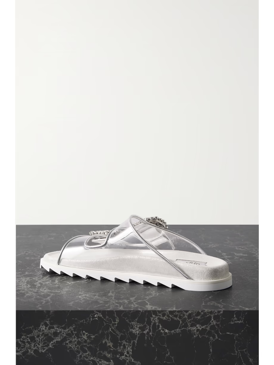 Slidy Viv Strass crystal-embellished PVC slides Slidy Viv Strass crystal-embellished PVC slides