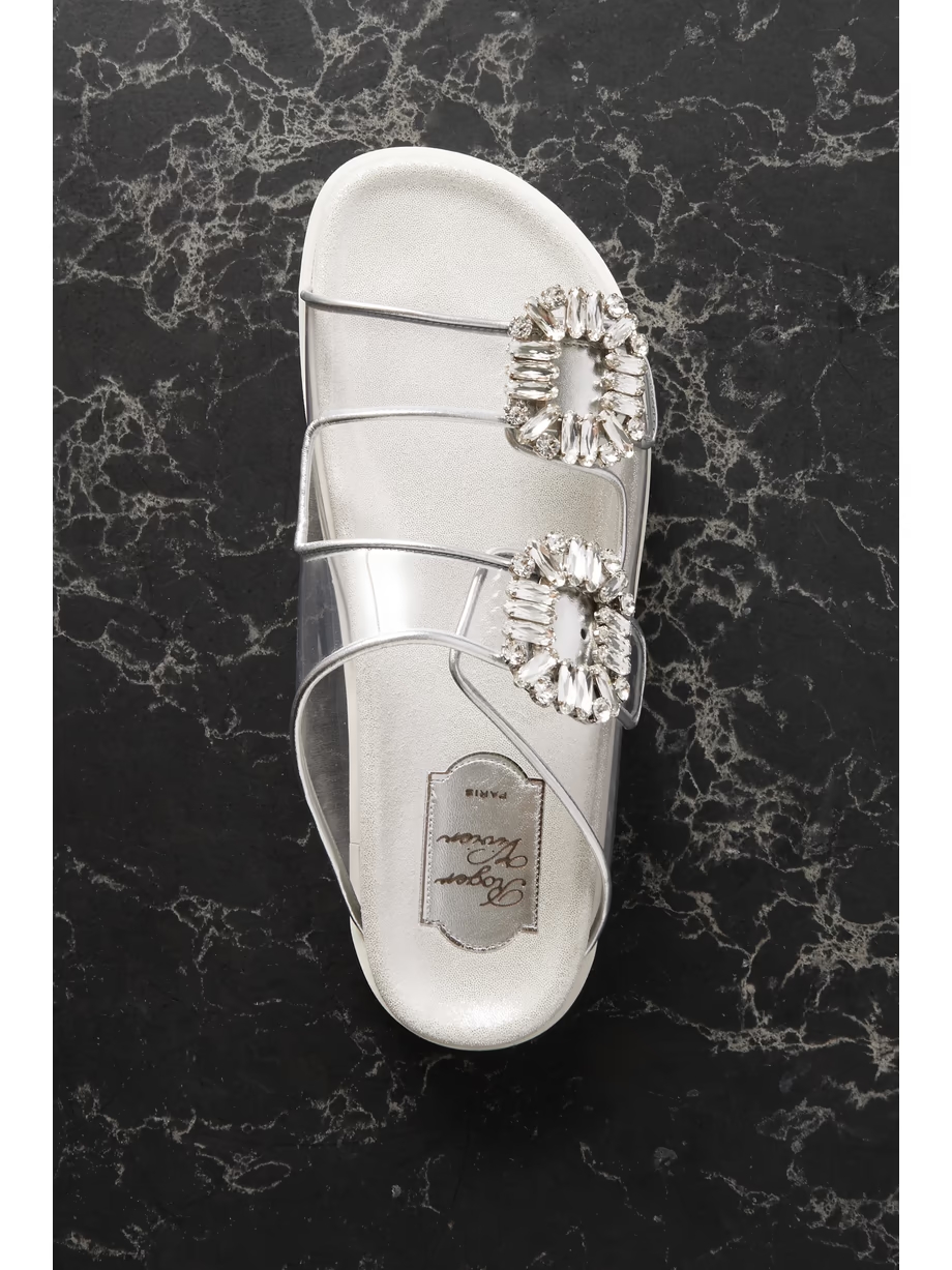 Slidy Viv Strass crystal-embellished PVC slides Slidy Viv Strass crystal-embellished PVC slides