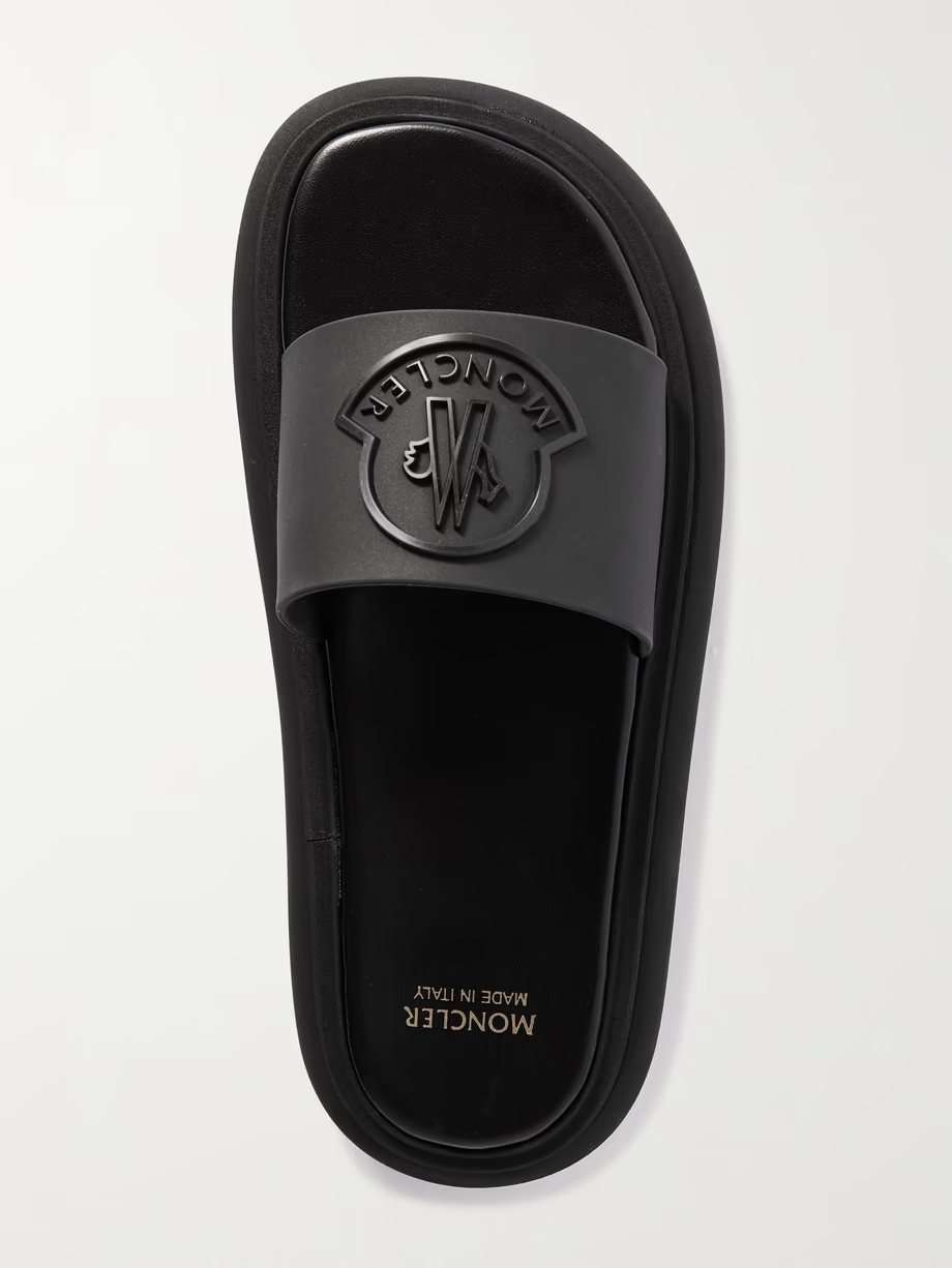 Slyder appliquéd rubber slides Slyder appliquéd rubber slides