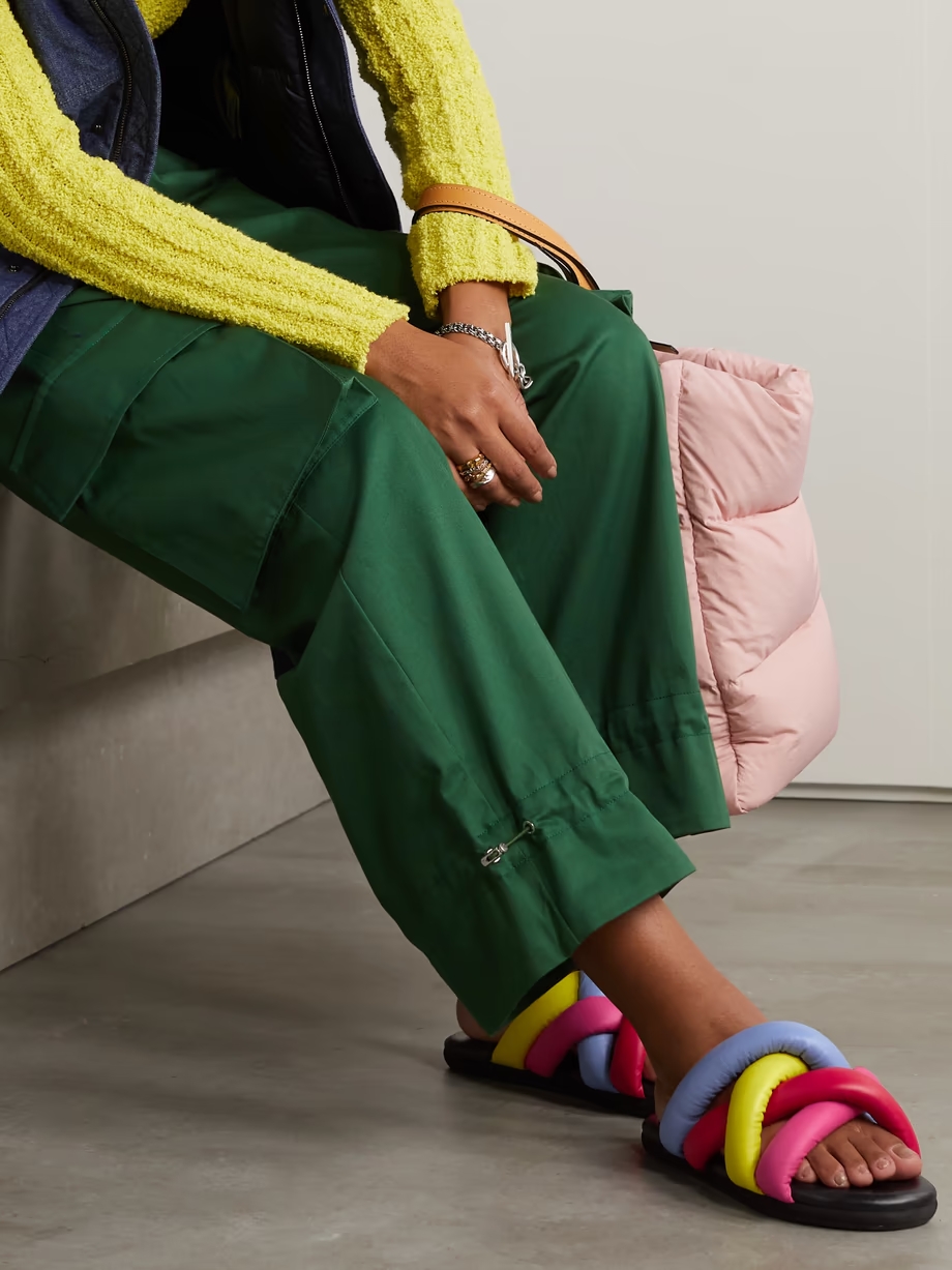 + JW Anderson Jbraided leather slides + JW Anderson Jbraided leather slides