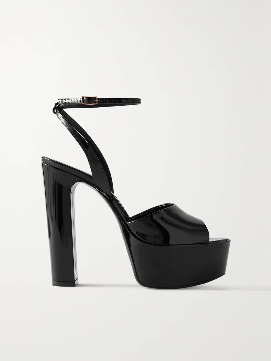 Jodie patent-leather platform sandals Jodie patent-leather platform sandals