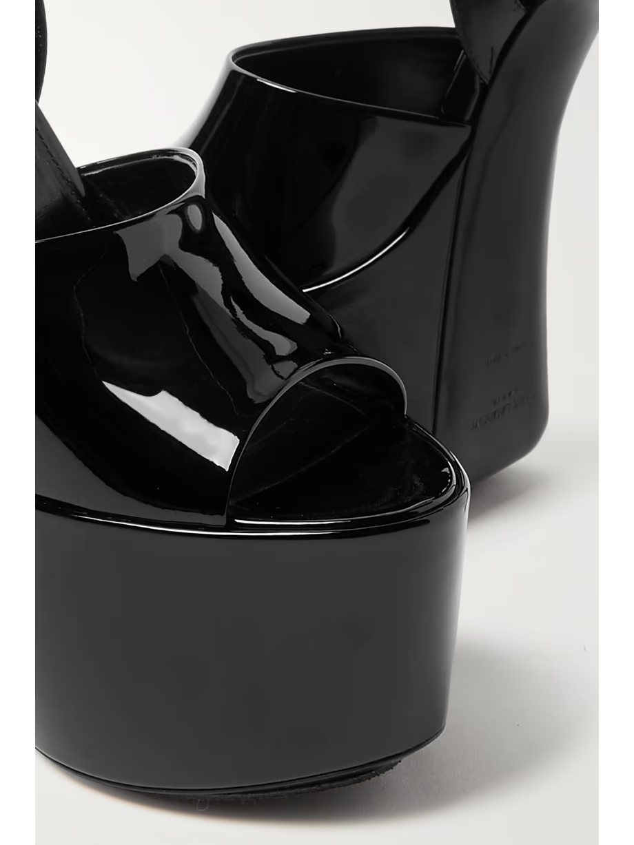 Jodie patent-leather platform sandals Jodie patent-leather platform sandals