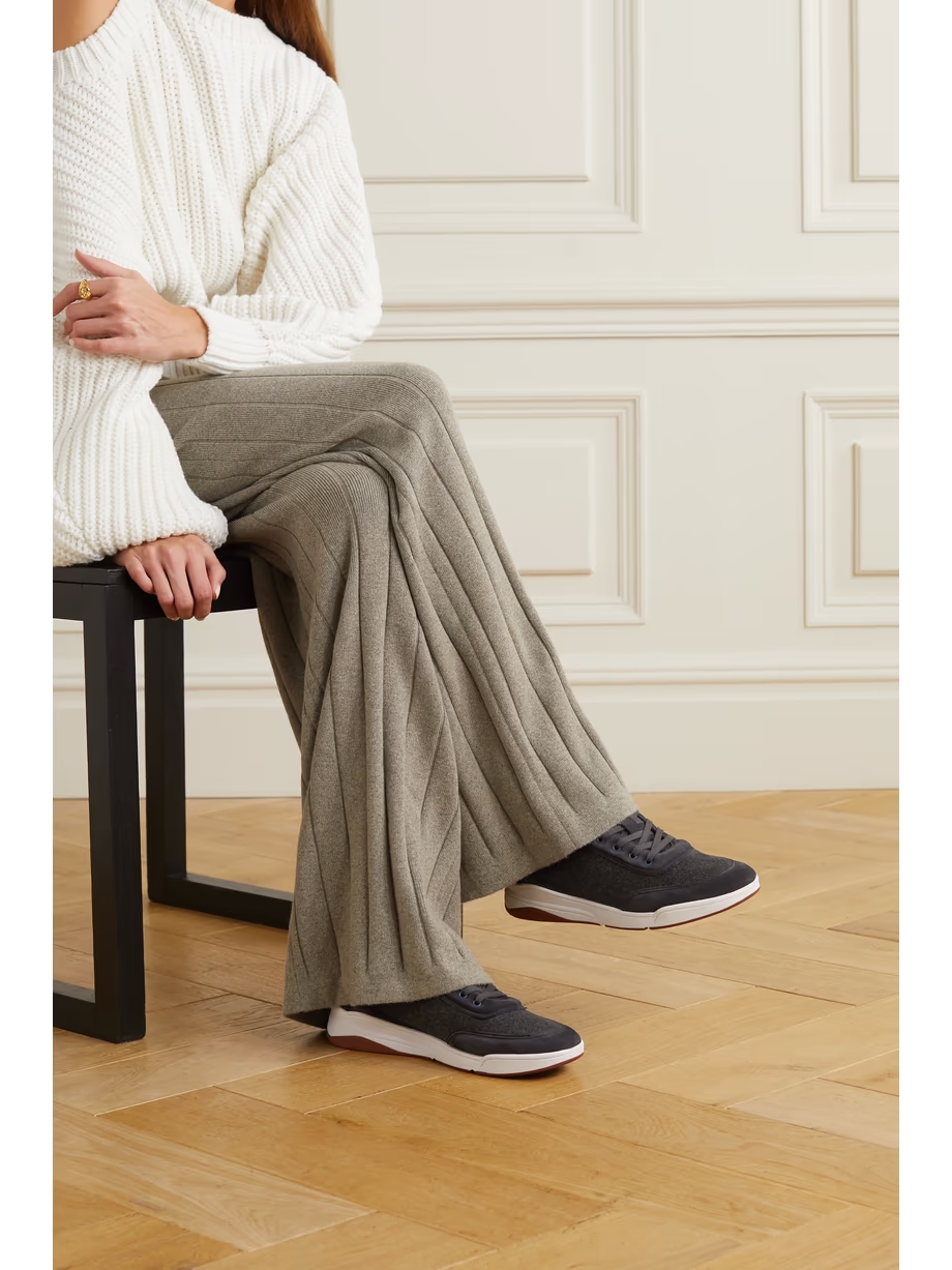 Play cashmere and suede sneakers Play cashmere and suede sneakers