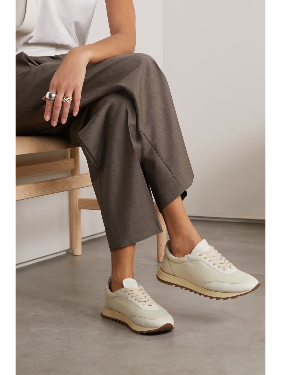Owen Runner leather and mesh sneakers Owen Runner leather and mesh sneakers