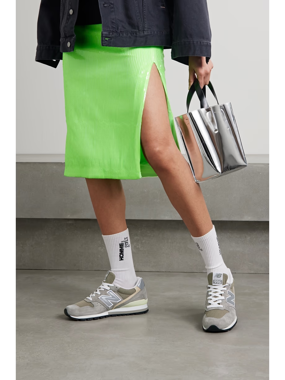 996 suede and mesh sneakers 996 suede and mesh sneakers