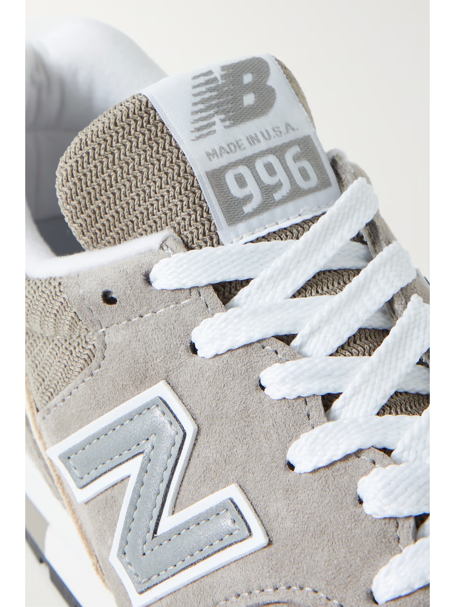 996 suede and mesh sneakers 996 suede and mesh sneakers
