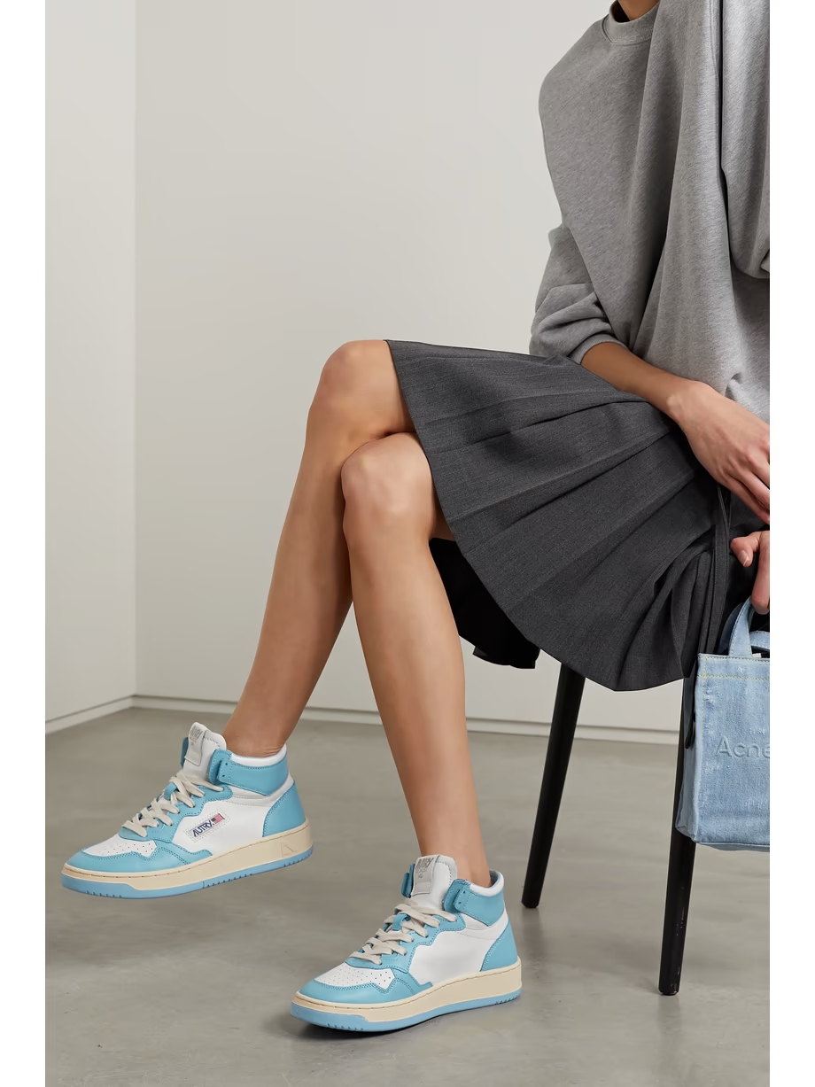 Medalist two-tone leather high-top sneakers Medalist two-tone leather high-top sneakers