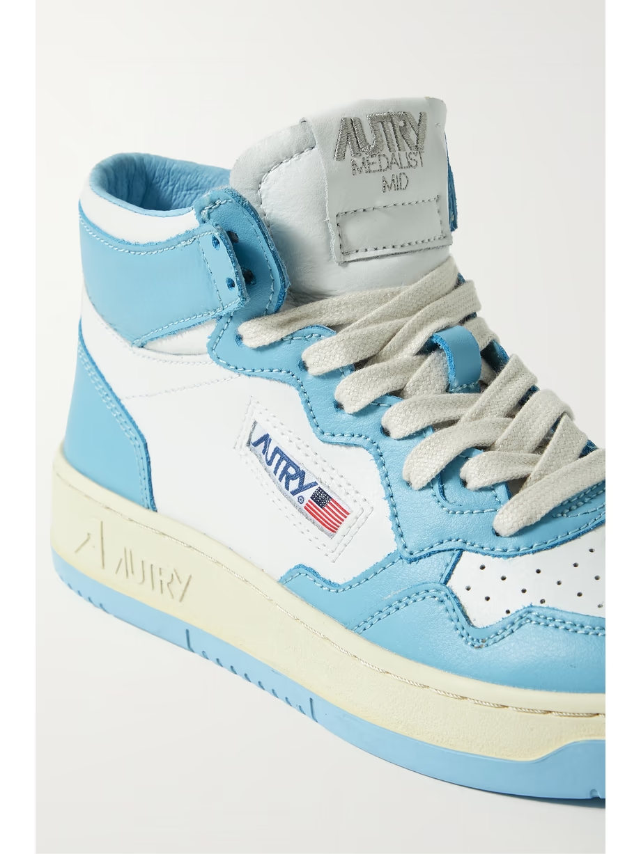 Medalist two-tone leather high-top sneakers Medalist two-tone leather high-top sneakers