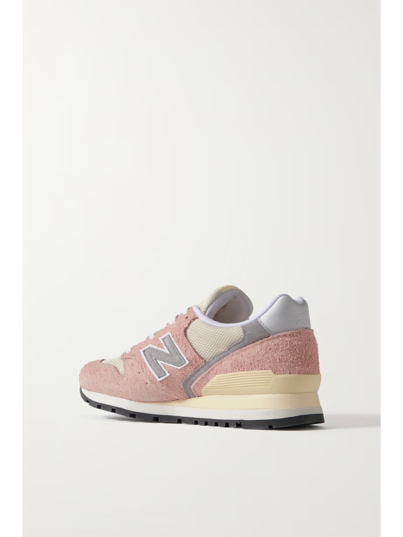 996 leather-trimmed suede and mesh sneakers 996 leather-trimmed suede and mesh sneakers