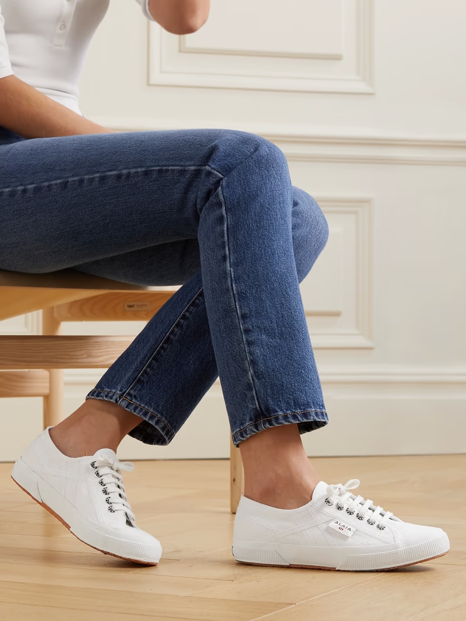 + Superga cotton-canvas sneakers + Superga cotton-canvas sneakers