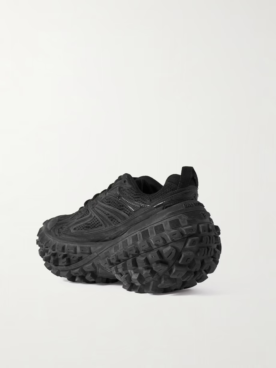 Bouncer mesh and rubber platform sneakers Bouncer mesh and rubber platform sneakers