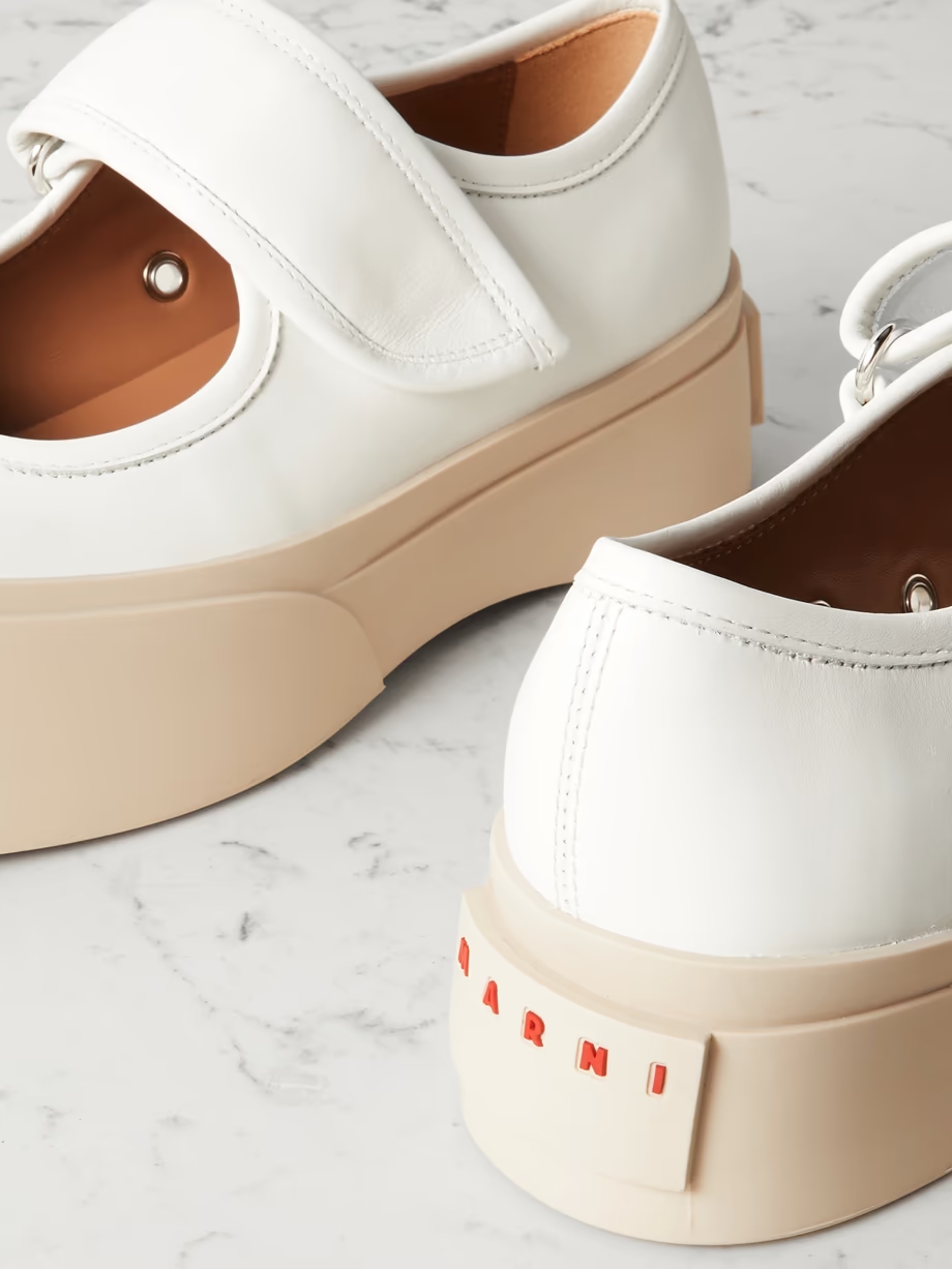 Pablo leather Mary Jane platform sneakers Pablo leather Mary Jane platform sneakers