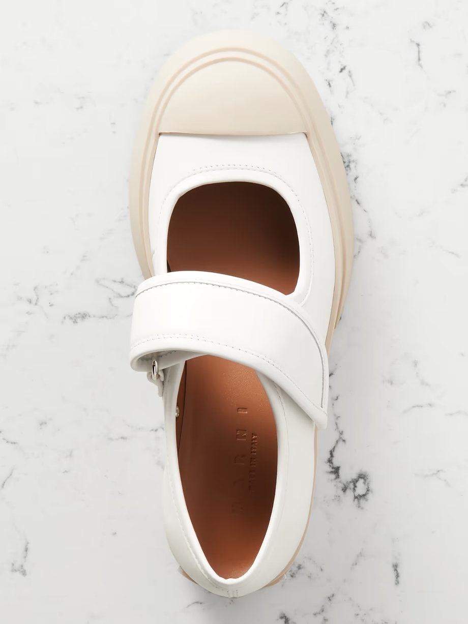 Pablo leather Mary Jane platform sneakers Pablo leather Mary Jane platform sneakers