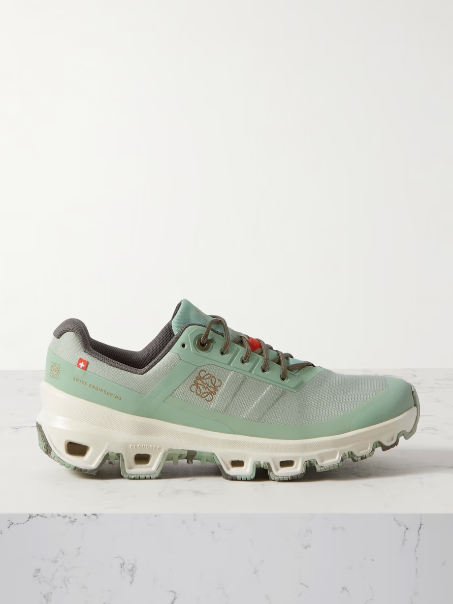 + On Cloudventure recycled-canvas and mesh sneakers + On Cloudventure recycled-canvas and mesh sneakers