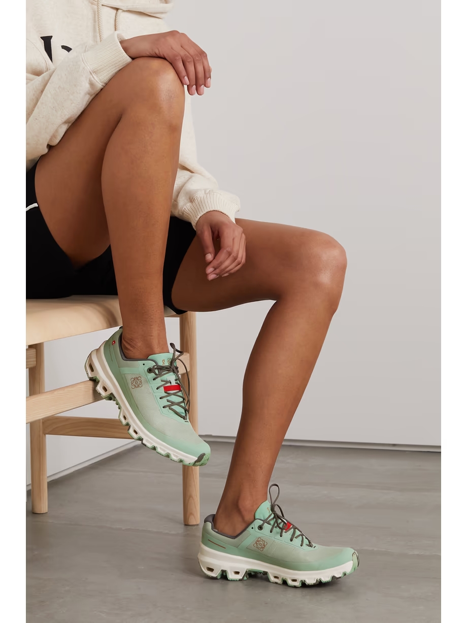 + On Cloudventure recycled-canvas and mesh sneakers + On Cloudventure recycled-canvas and mesh sneakers
