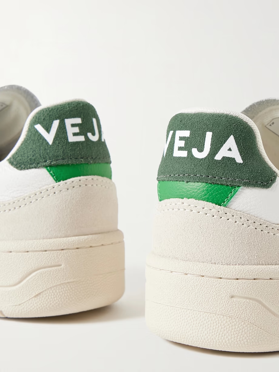 V-90 leather and suede sneakers V-90 leather and suede sneakers
