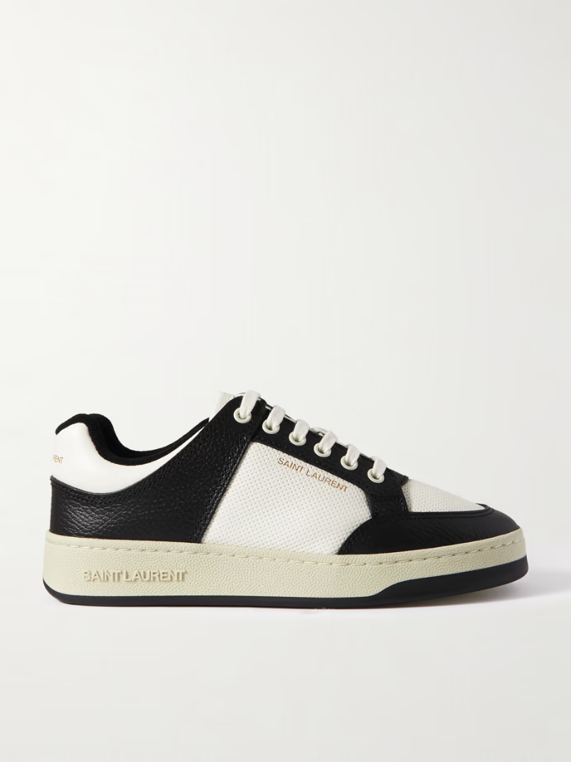 SL61 logo-print leather sneakers SL61 logo-print leather sneakers