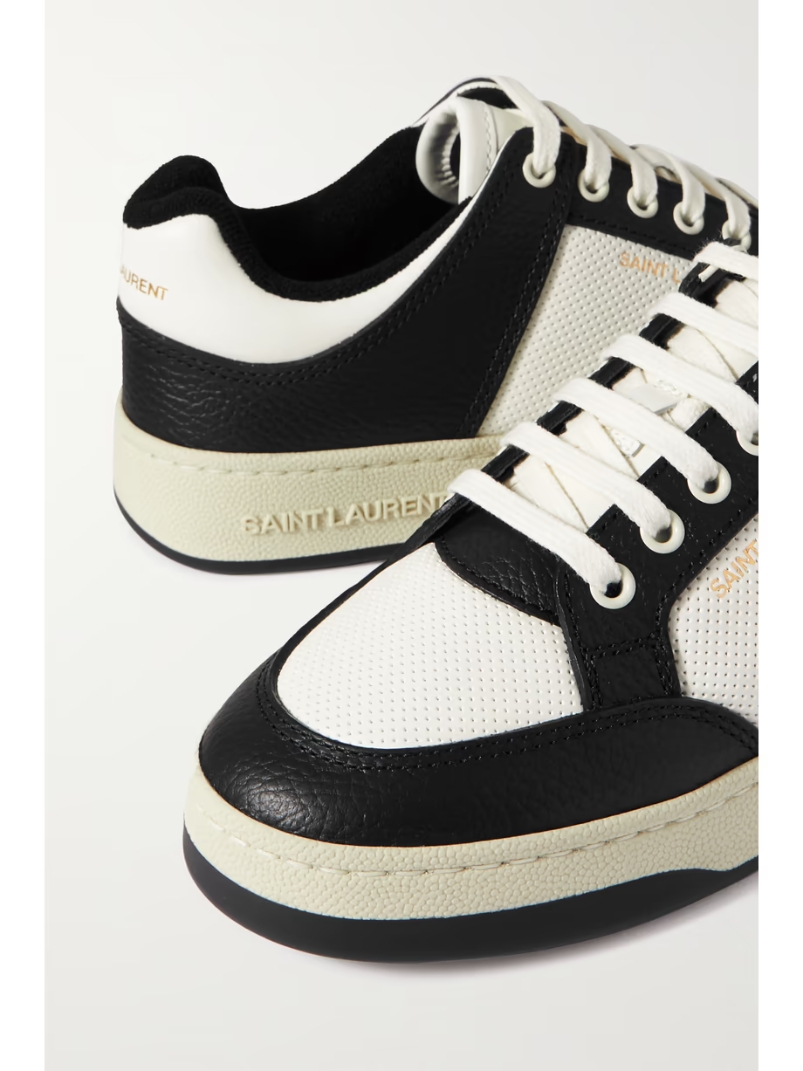 SL61 logo-print leather sneakers SL61 logo-print leather sneakers