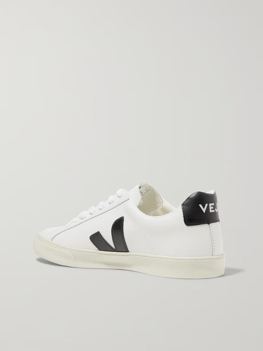 + NET SUSTAIN Esplar rubber-trimmed leather sneakers + NET SUSTAIN Esplar rubber-trimmed leather sneakers