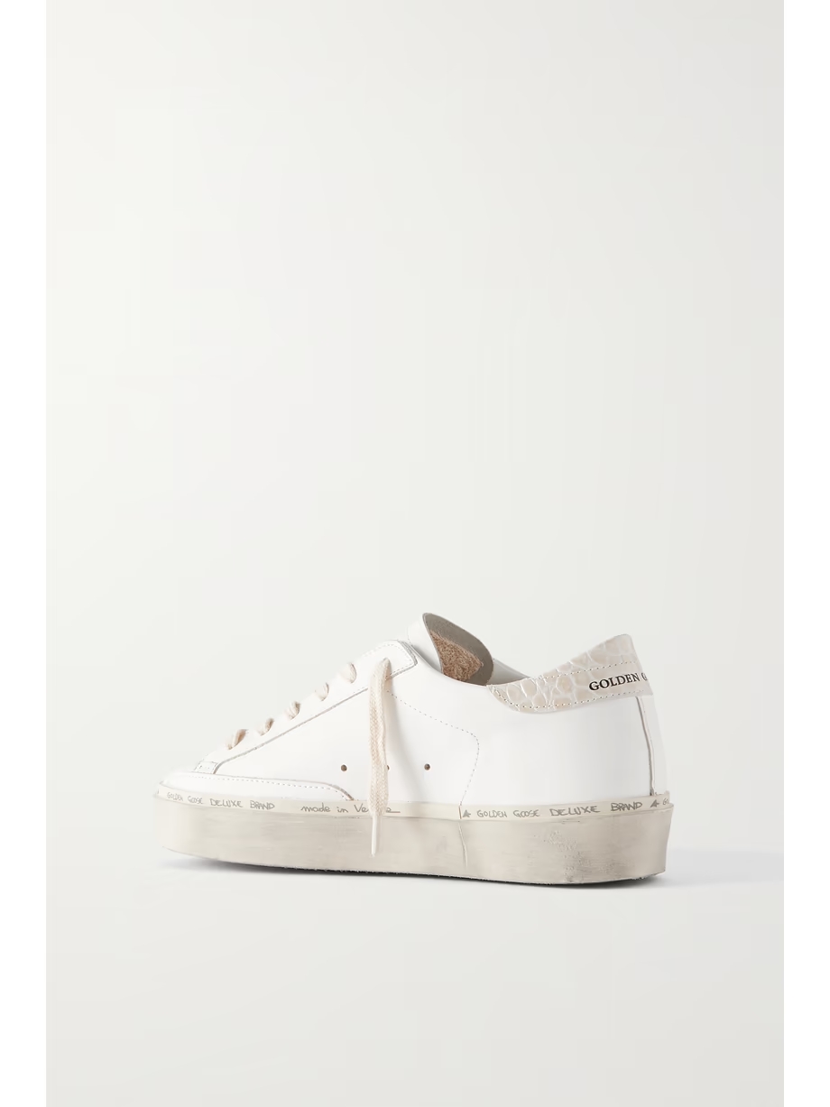 Hi Star distressed leather sneakers Hi Star distressed leather sneakers