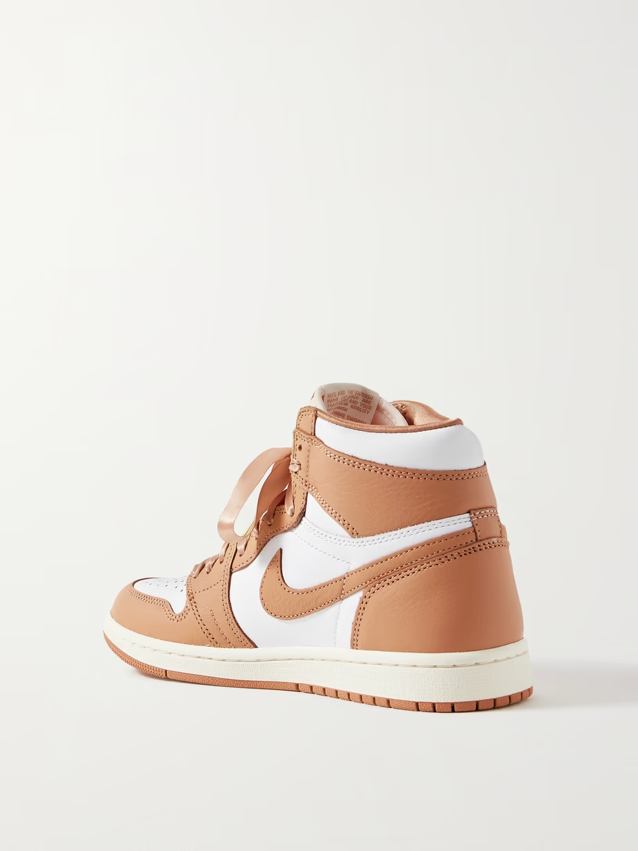 Air Jordan 1 Retro mesh-trimmed leather high-top sneakers Air Jordan 1 Retro mesh-trimmed leather high-top sneakers