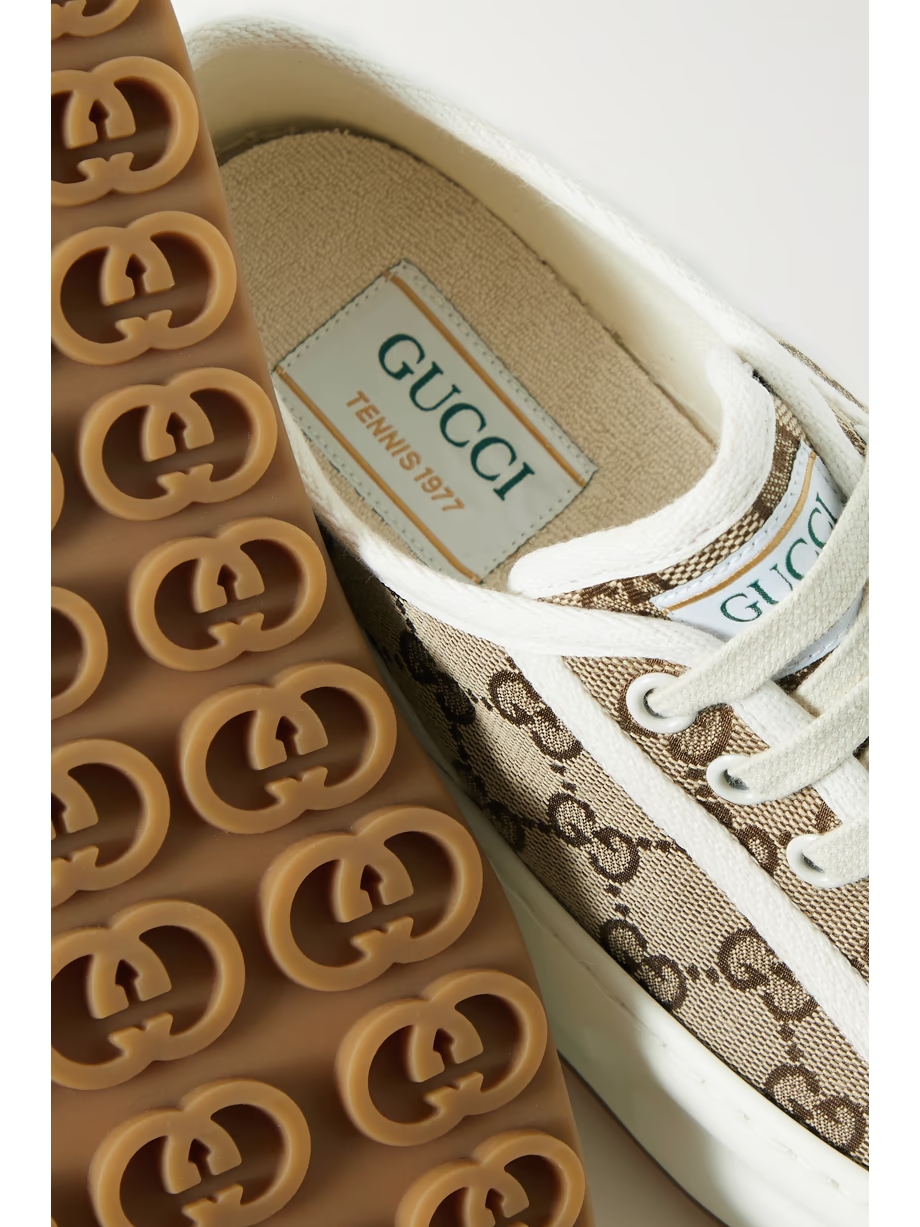 Logo-jacquard canvas sneakers Logo-jacquard canvas sneakers