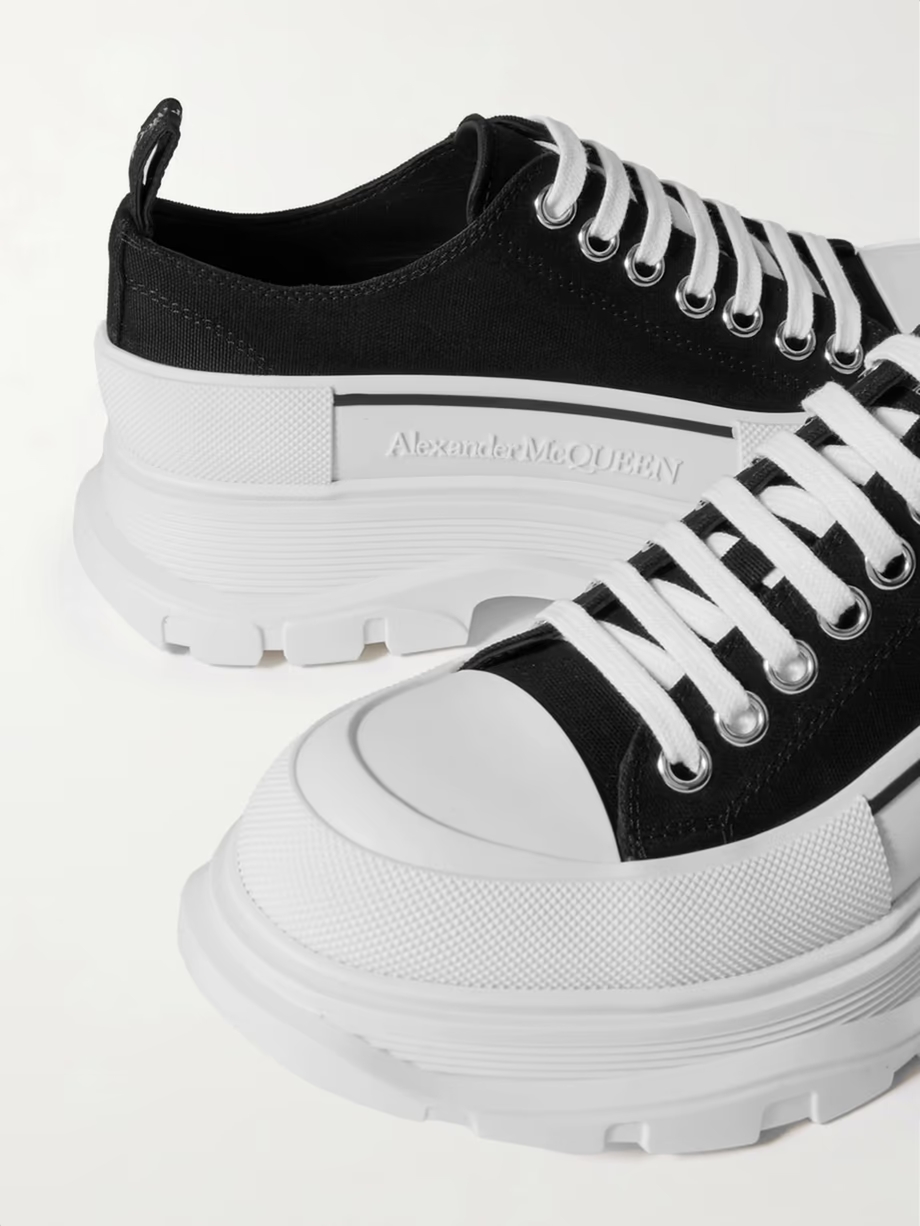 Tread Slick canvas exaggerated-sole sneakers Tread Slick canvas exaggerated-sole sneakers