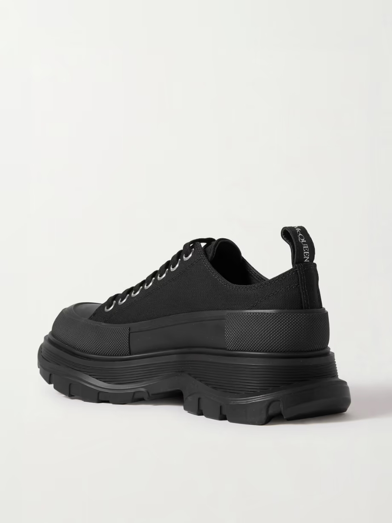 Canvas exaggerated-sole sneakers Canvas exaggerated-sole sneakers