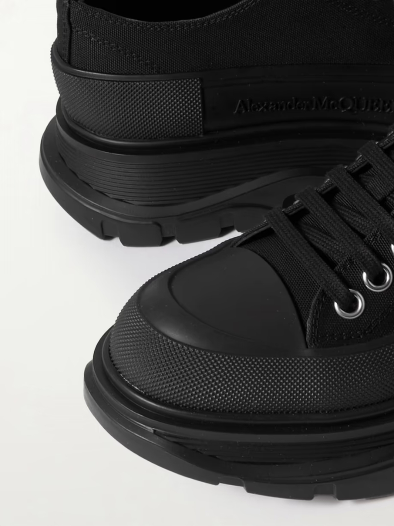 Canvas exaggerated-sole sneakers Canvas exaggerated-sole sneakers