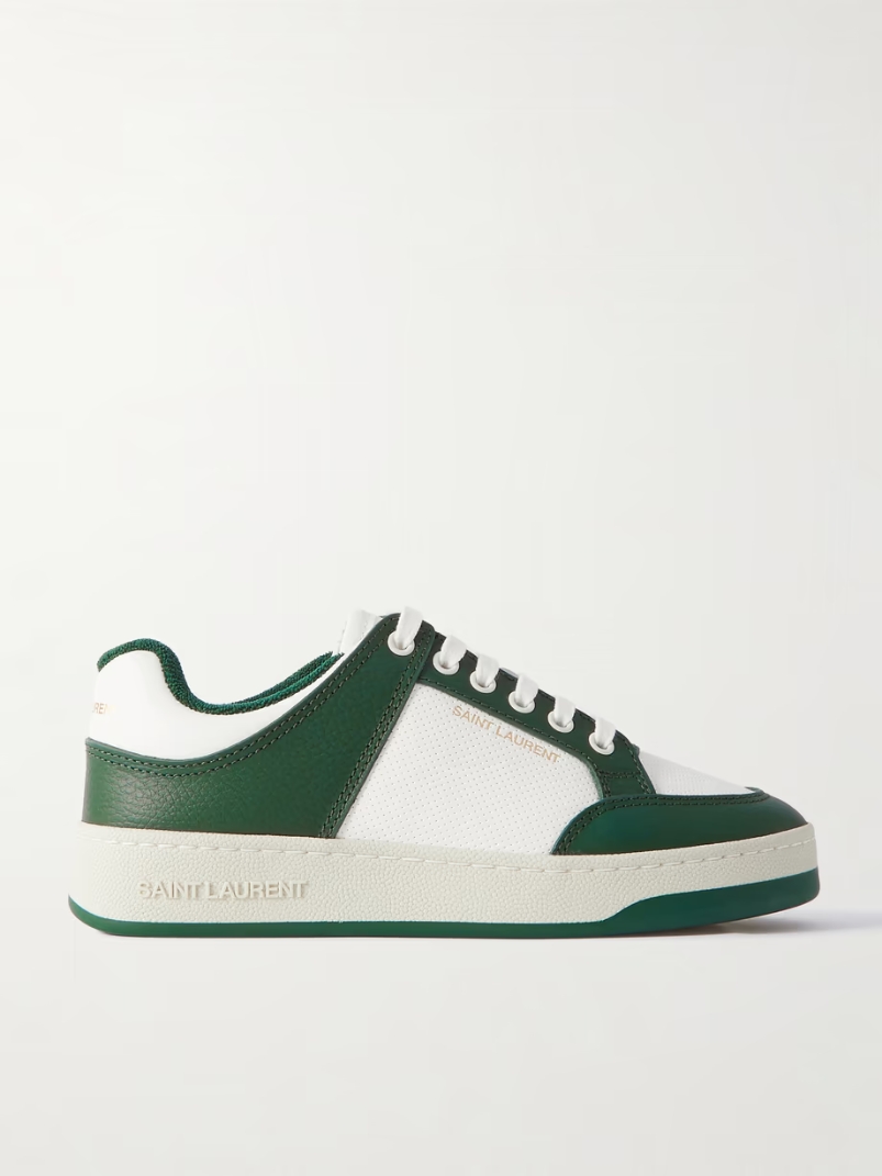 SL61 logo-print leather sneakers SL61 logo-print leather sneakers