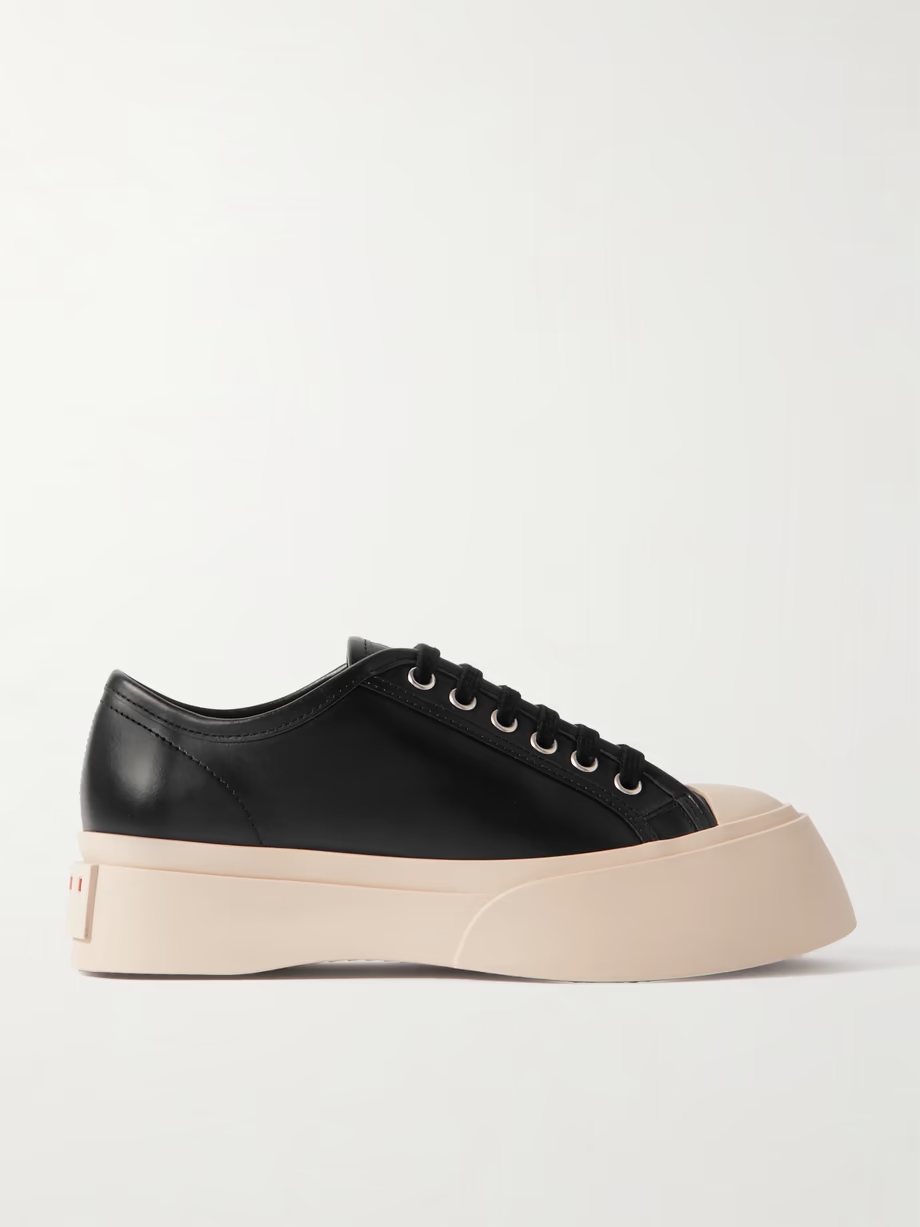 Pablo leather platform sneakers Pablo leather platform sneakers