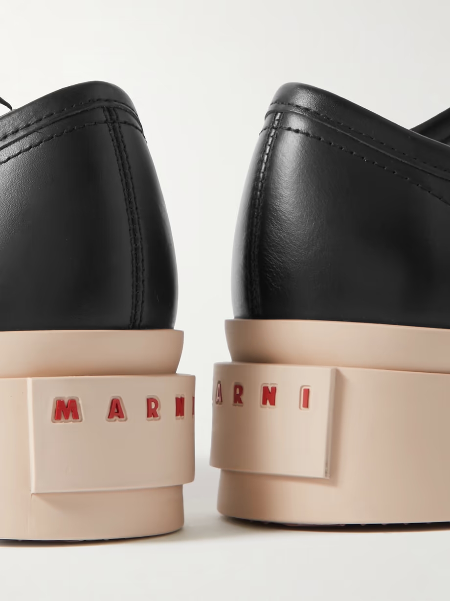 Pablo leather platform sneakers Pablo leather platform sneakers