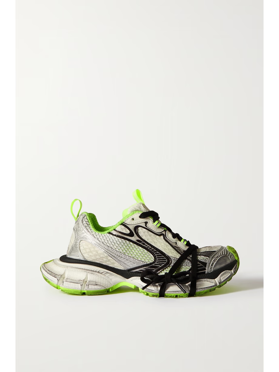 3XL distressed mesh and rubber sneakers 3XL distressed mesh and rubber sneakers